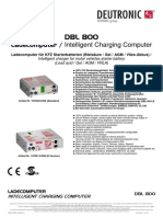 DBL 800 14 Deutronic Battery Charger