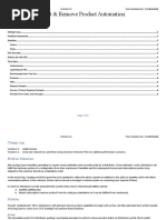 Split & Remove Product Automation: Cisco Systems Inc. (Confidential)