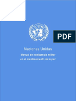 Military Peacekeeping-Intelligence Handbook - Spanish