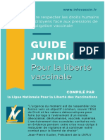 Guide Juridique Pour La Libert Vaccinale. Version 1.1