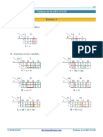 Tableau de KARNAUGH: Exercices sur les fonctions logiques