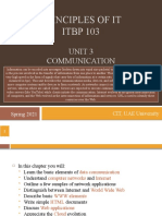 Principles of It ITBP 103: Unit 3 Communication