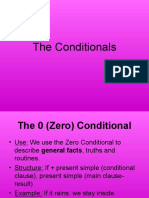 The Conditionals: Zero, First, Second, Third