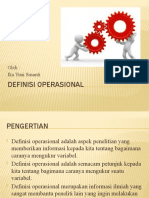 Definisi Operasional