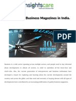 The 10 Best Business Magazines in India.