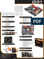 Motherboard Brochure G31 v1.1