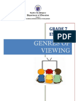 Grade 7 English: Genres of Viewing