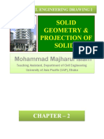 Chapter 2 (Solid Geometry & Projection of Solids)