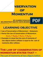 Law of Conservation of Momentum
