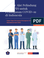 Standar Alat Pelindung Diri (APD) Untuk Penanganan COVID-19 Di Indonesia Revisi 1