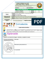 5°. Español - Artística - Religión