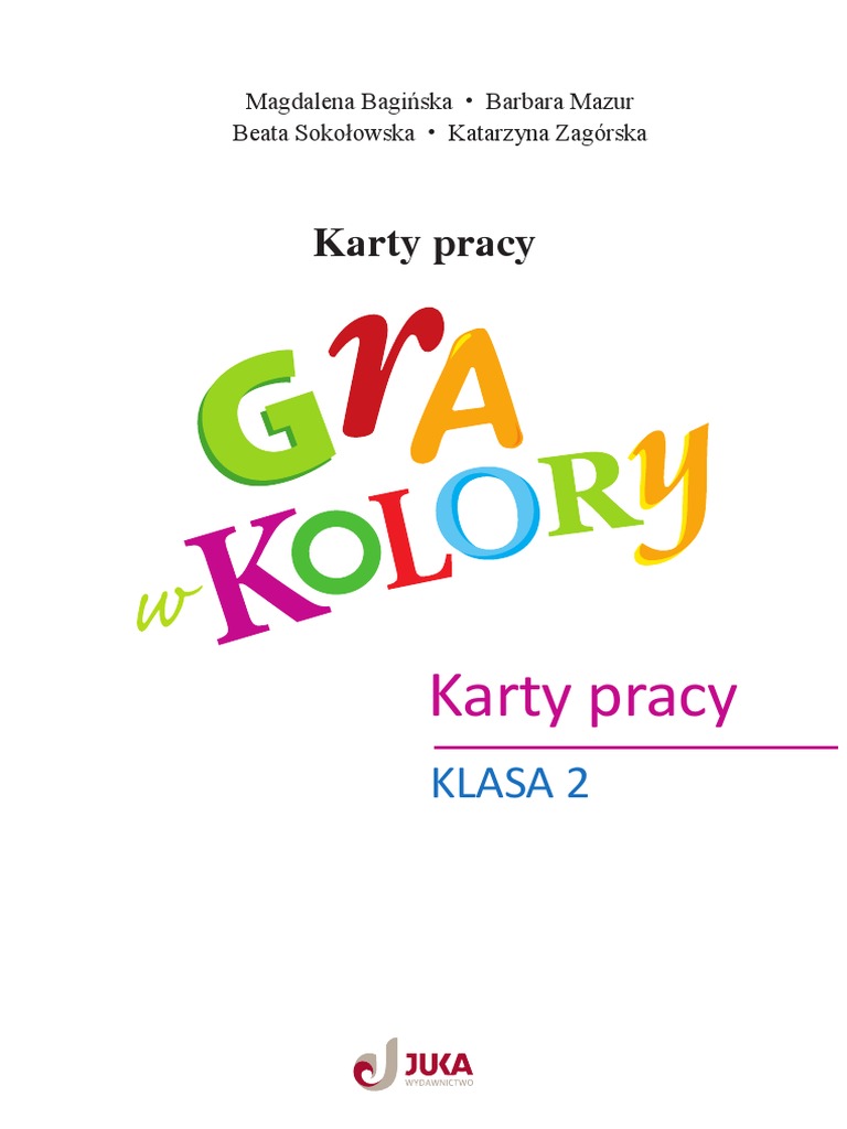 Gra W Kolory Klasa 2 Podręcznik Pdf