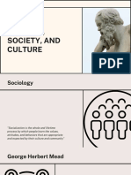 The Self, Society, and Culture