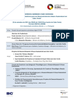 Programa Conferência Consórcio Cabo Verde 2021