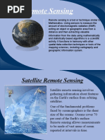 Satellite Remote Sensing