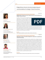 Bridge Failures, Forensic Structural Engineering and Recommendations For Design of Robust Structures