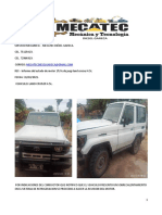 Informe Land Cruiser