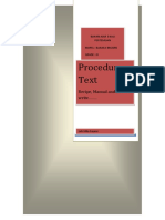Procedure Text