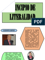 2. PRINCIPIO DE LITERALIDAD