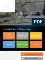 Writing Effective Emails: GE 5: Purposive Communication Sem 1, 2021-2022