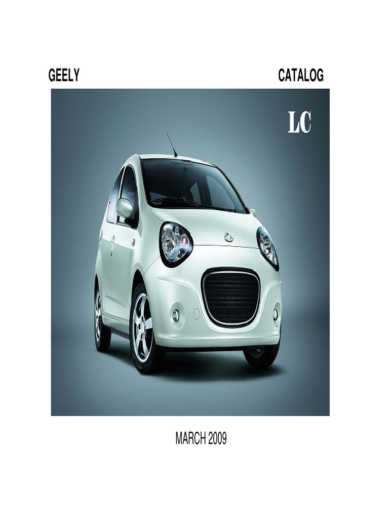 Geely Parts Catalog March 2009 | PDF | Axle | Brake