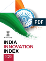 INDIA INNOVATION INDEX 2020 HIGHLIGHTS KEY AREAS FOR STATES