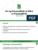 Module 2A - Uri NG Pananaliksik (Part 1)