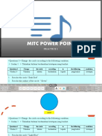 MITC POWER POINT PRACTICE 1