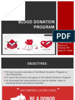 Blood Donation Program