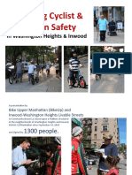 Improving Cyclist Pedestrian Safety: in Washington Heights Inwood