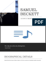 Samuel Beckett: Jacopo E Chiara