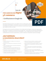 Ficha Mae Ejecutiva Marketing Digital Ecommmerce Google