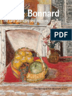 Pierre Bonnard The Late Still Lifes and Interiors