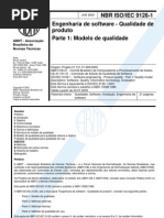 Download Nbr Iso 9126 - Engenharia De Software - Qualidade De Produto - Parte 1 - Modelo De Qualidade by Rogerio Tanaka SN52667213 doc pdf