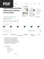 Swi MT940 and MT950 Statements Customer Service Guide: Haribabu Ramineni Full Description