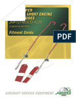 How to install aircraft engine wash probes