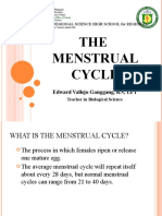 THE Menstrual Cycle: Edward Vallejo Ganggang, RN, LPT