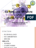 Lymphatic System AND Immune System: 300610-Regional Science High School For Region 02