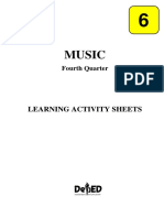 Music: Learning Activity Sheets