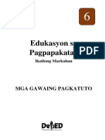 Edukasyon Sa Pagpapakatao: Mga Gawaing Pagkatuto