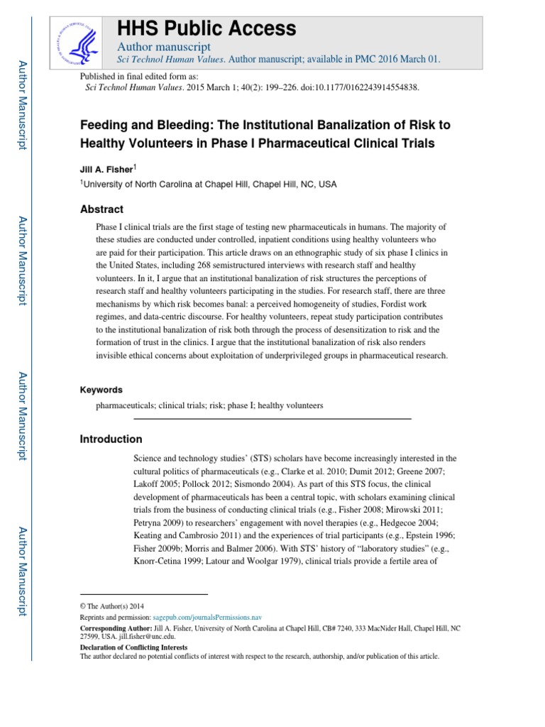Clinical Trials | PDF | Clinical Trial | Phases Of Clinical Research