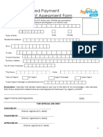 Agency Banking Form