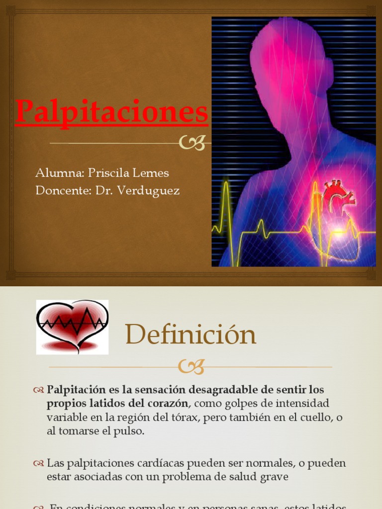 Palpitaciones (Fisiopatologia) | PDF