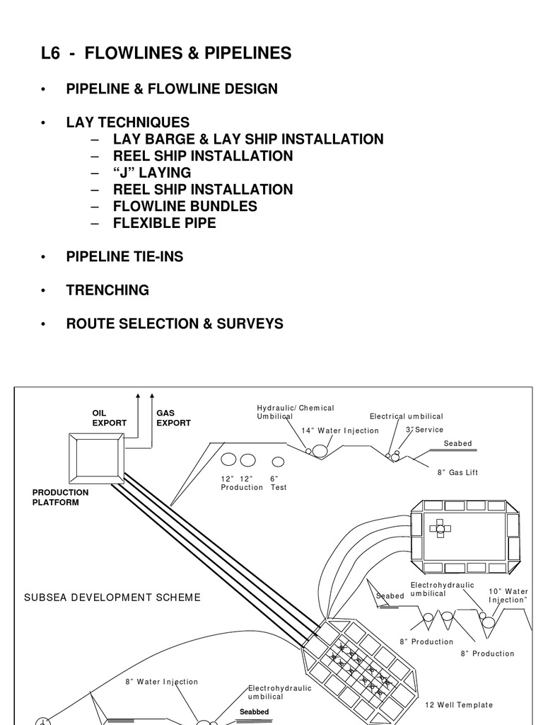 Flowline and Pipeline Installation Guide | PDF | Pipeline Transport ...