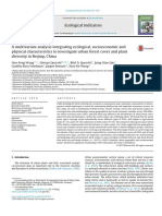 A Multivariate Analysis Integrating Ecological Socioeconomic and Physical Characteristics to Investigate Urban Forest Cover and Plant Diversity in Bei