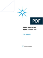 OpenLAB and EZChrom PDA Analysis