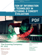Digitalisasi Informasi Dan Teknologi Di Manufaktur Sebuah Evaluasi Konsep PDF