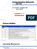 Computer Communication Networks CS-418: Lecture 1 - 1