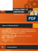 Racionalismo VS Empirismo