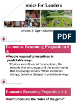 Economics For Leaders: Lesson 3: Open Markets